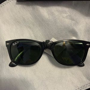 Ray ban polarized tinted wayfarer sunglasses